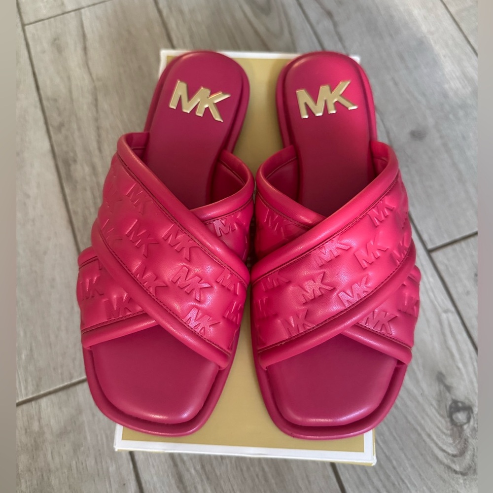 Michael Kors slides, sz 8